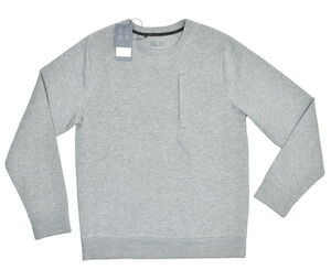 NEW Men's VA Sport Pinnacle Fleece Mid Grey Crew Regular Size S Sweatshirt